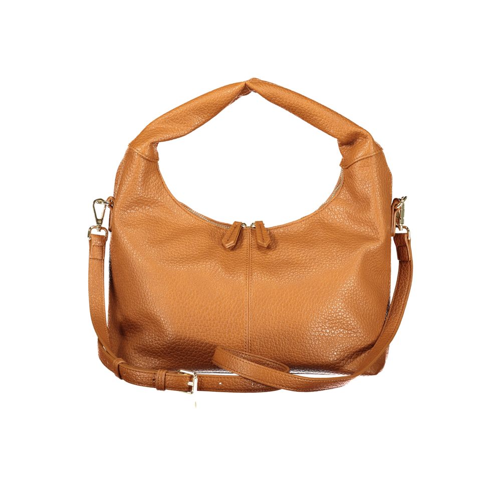 Valentino Brown Polyethylene Handbag