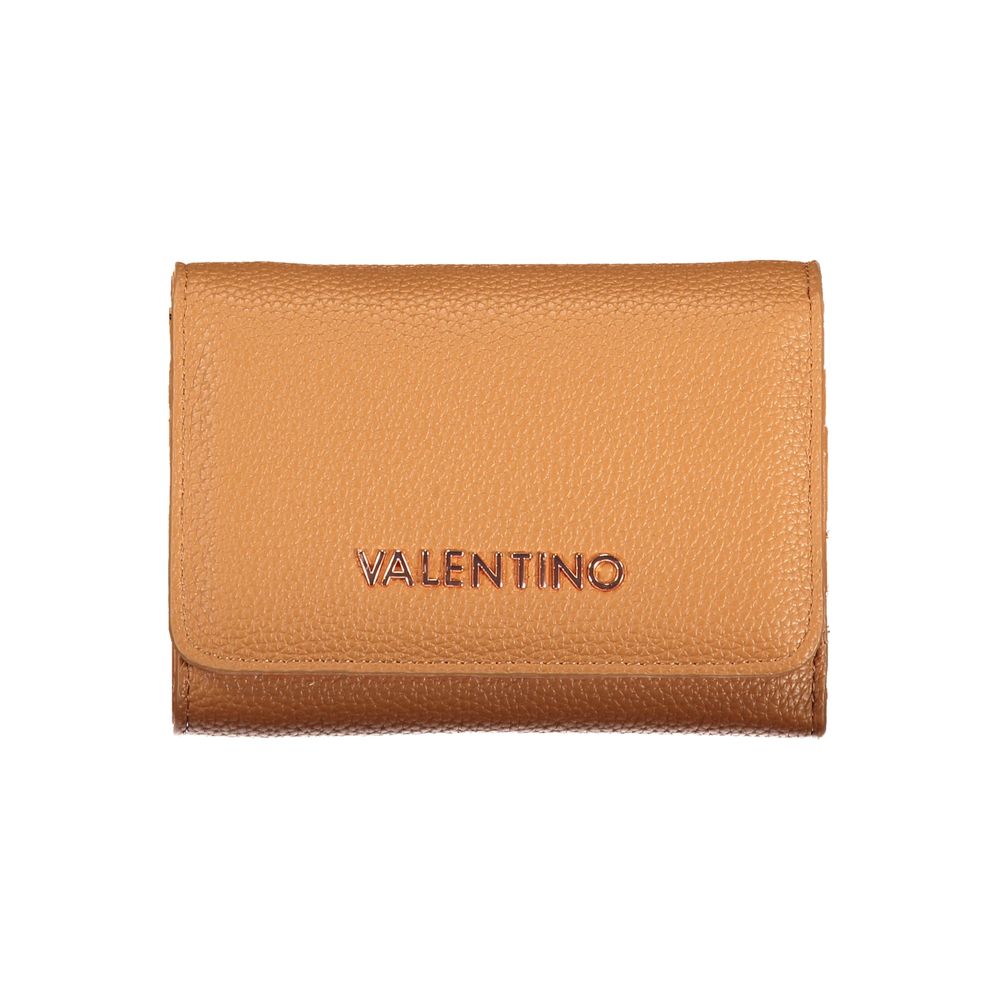 Valentino Brown Polyethylene Wallet