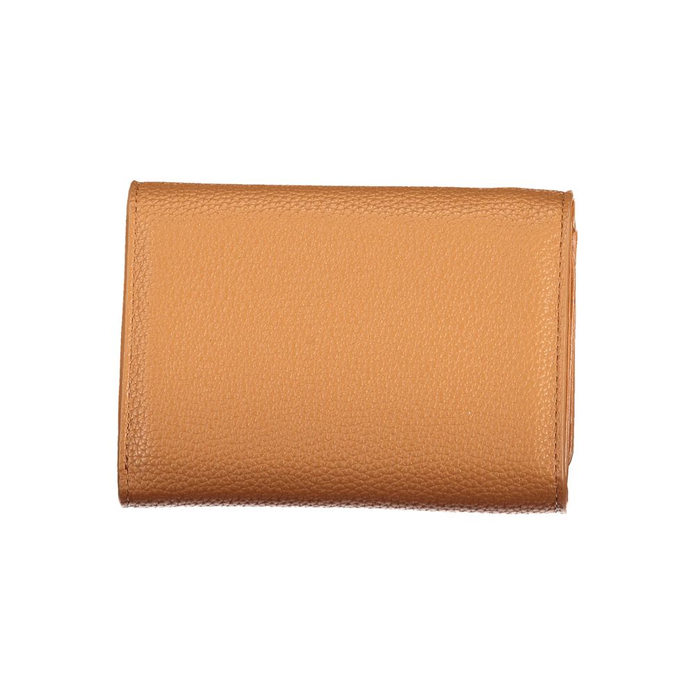 Valentino Brown Polyethylene Wallet