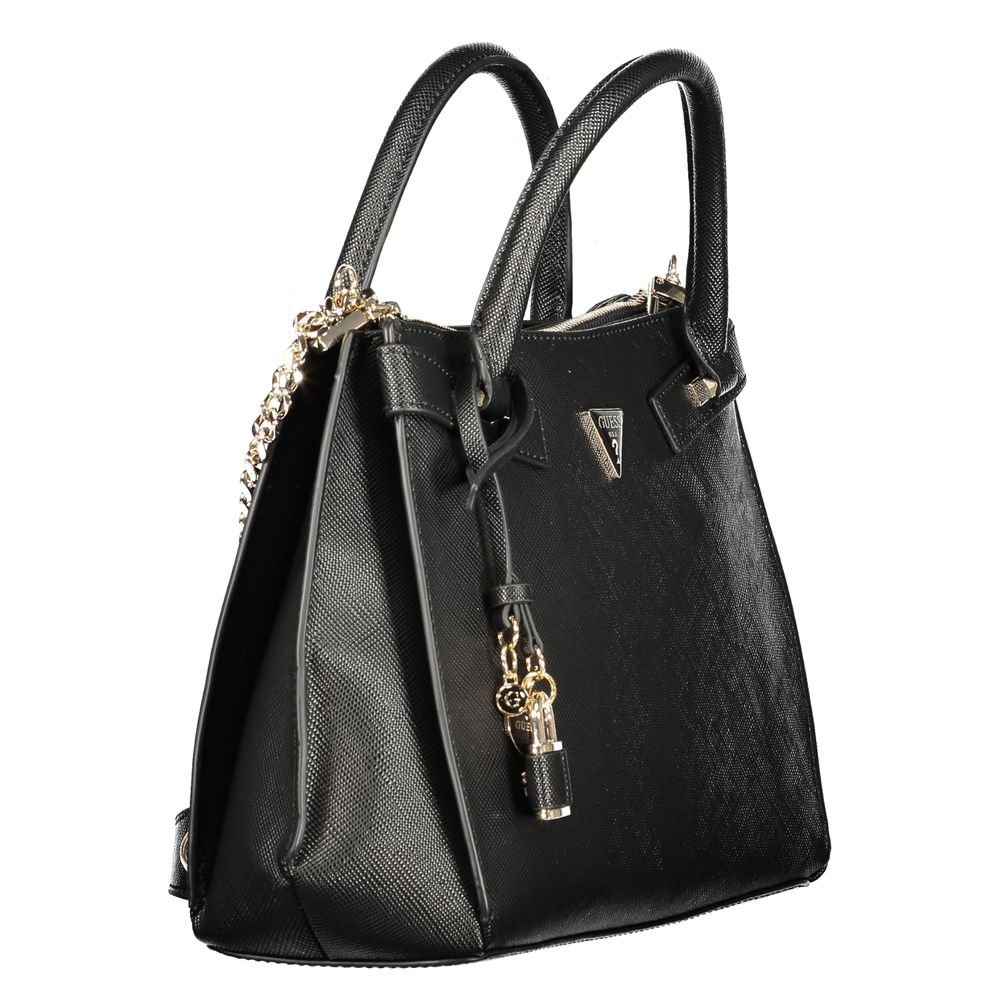 Guess Jeans Black Polyethylene Handbag