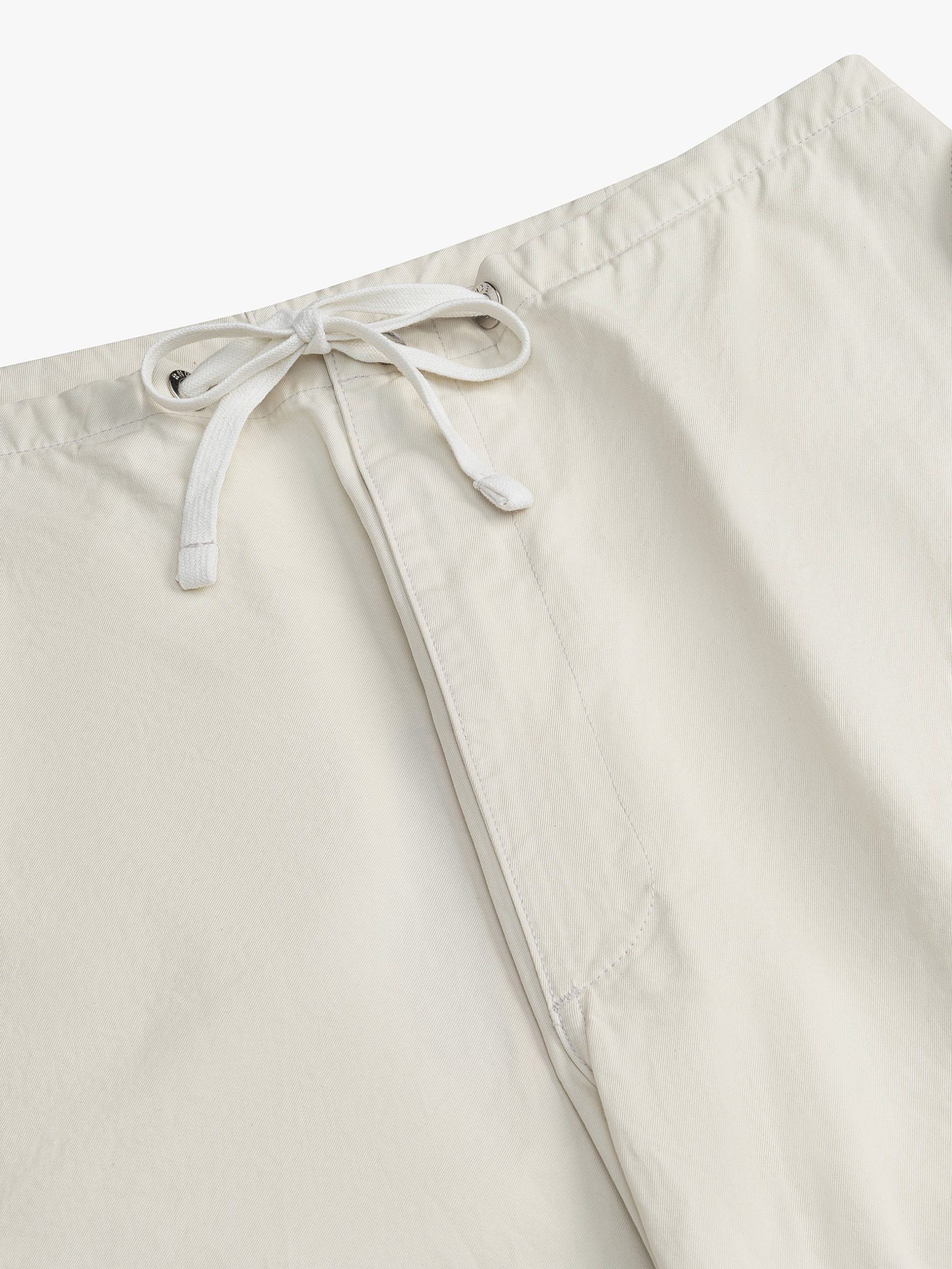 Rhude White Cotton Cargo Pants