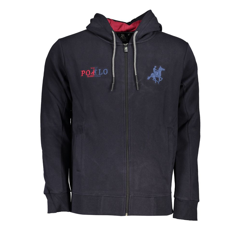 U.S. Grand Blue Cotton Men's Hoodie