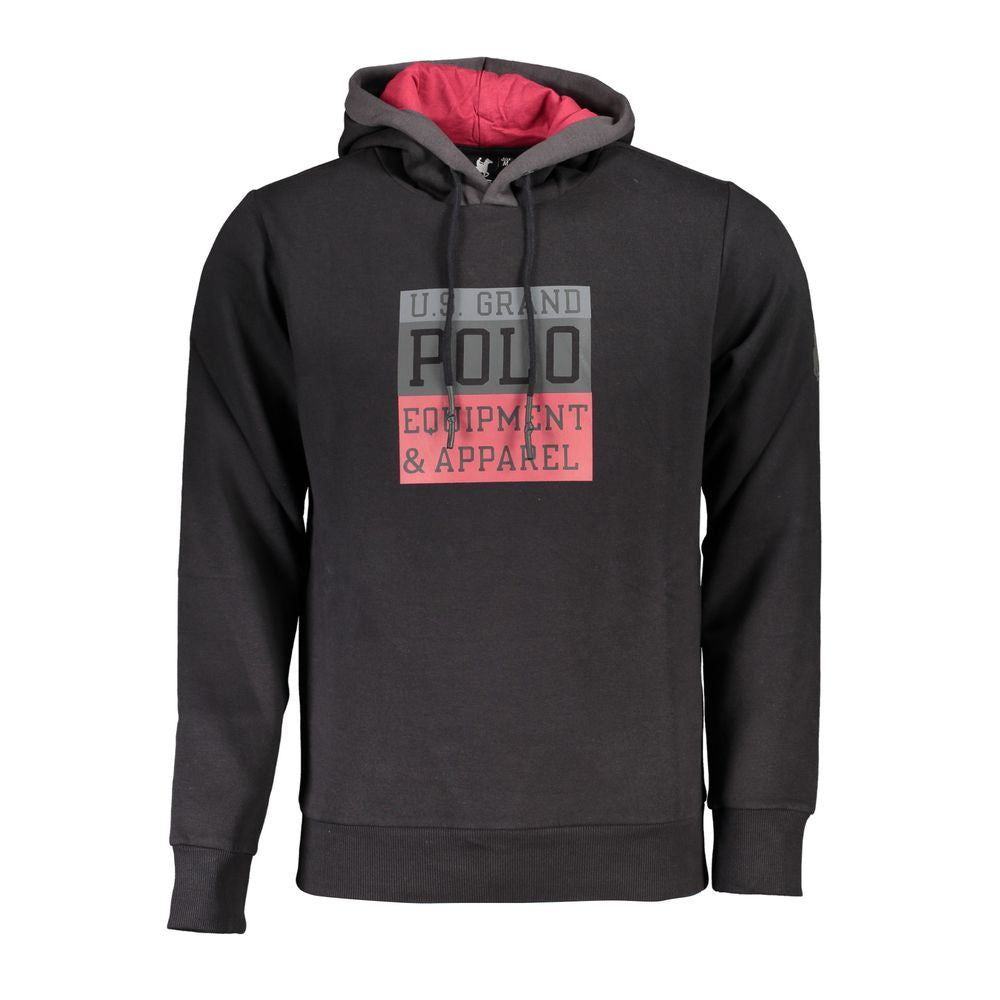 U.S. Grand Black Cotton Men's Sweatshirt