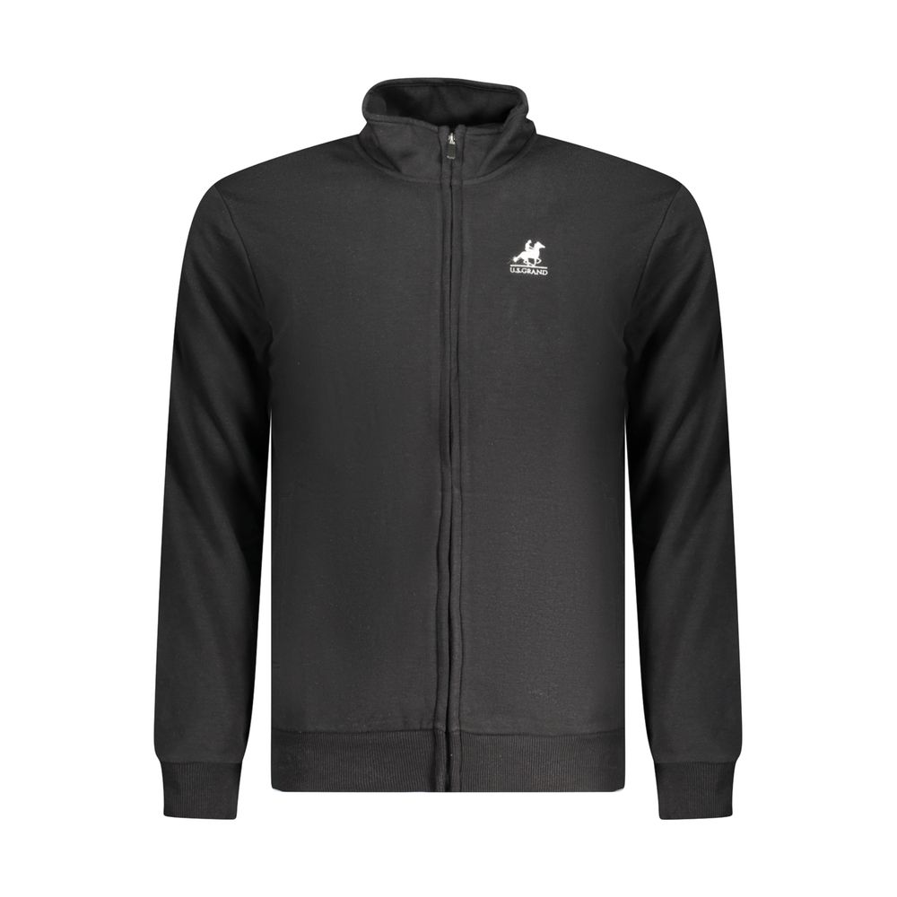 U.S. Grand Black Cotton Men Sweatshirt