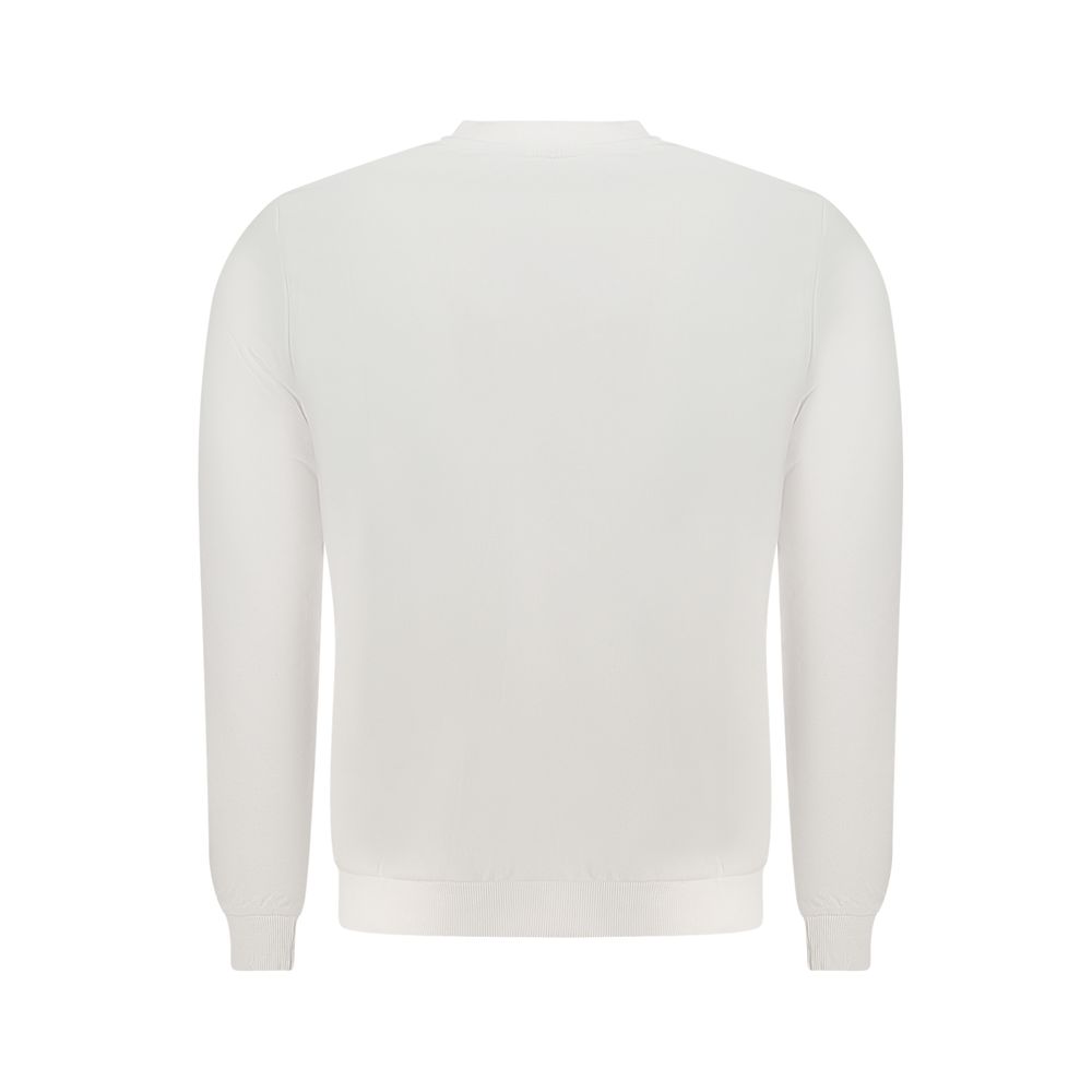 U.S. Grand White Cotton Men Sweatshirt