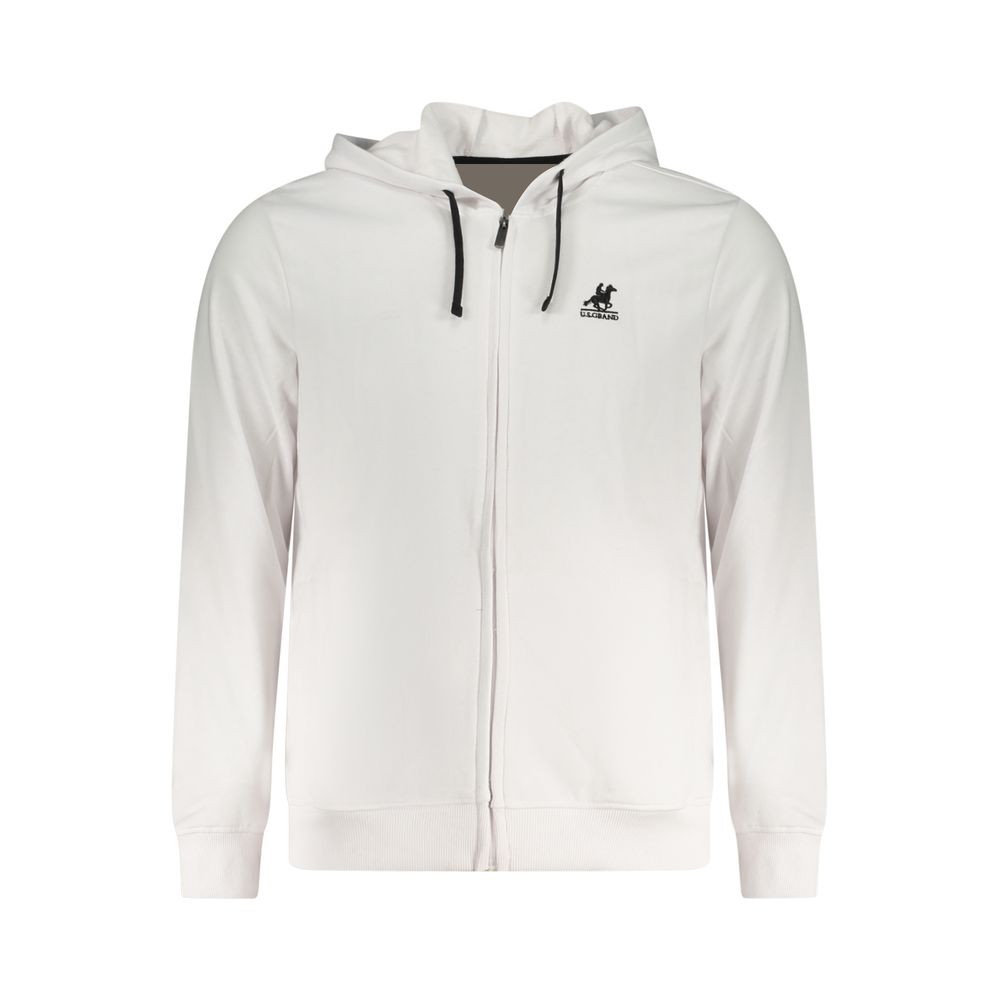 U.S. Grand White Cotton Men's Hoodie