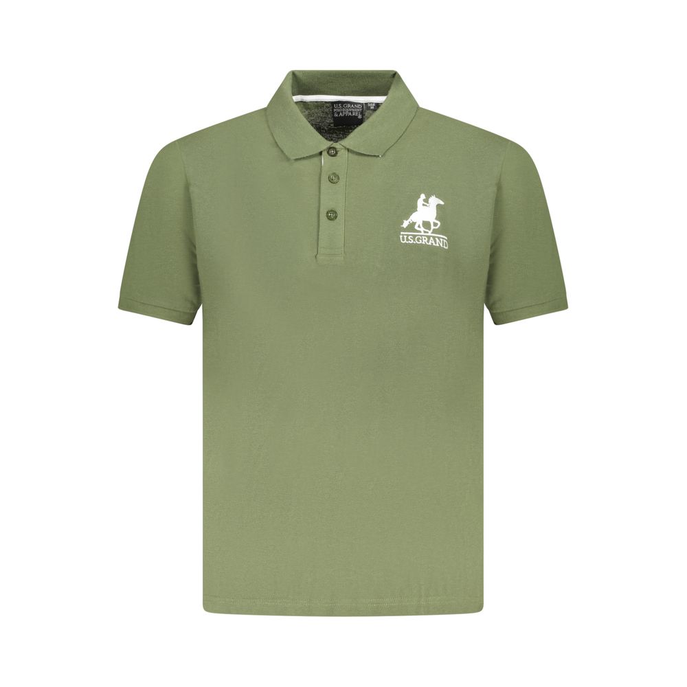 U.S. Grand Verde Cotton Men Polo Shirt