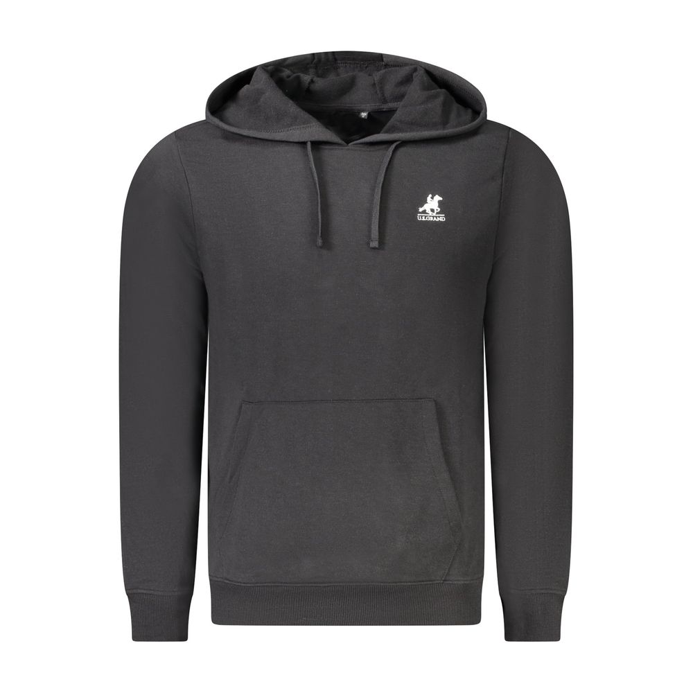 U.S. Grand Black Cotton Men's Sweatshirt