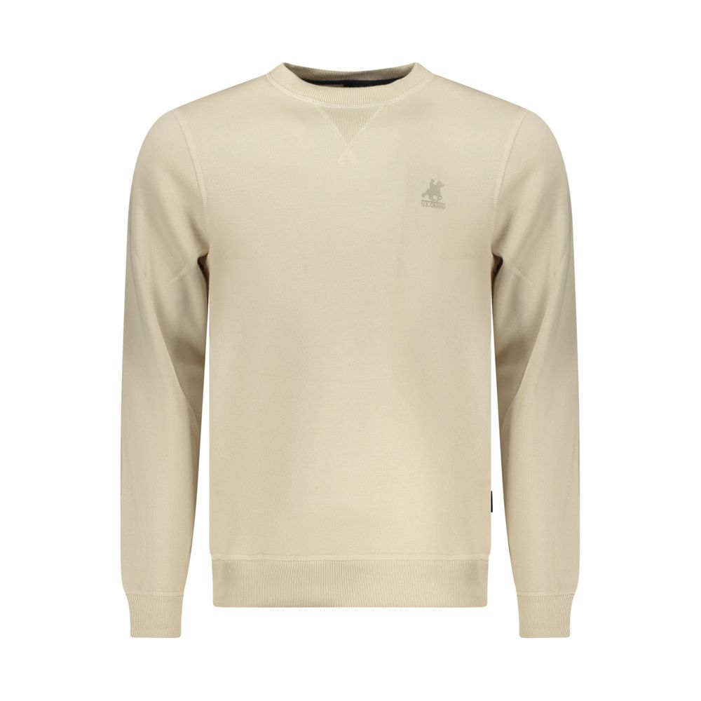 U.S. Grand Beige Polyester Men Sweatshirt