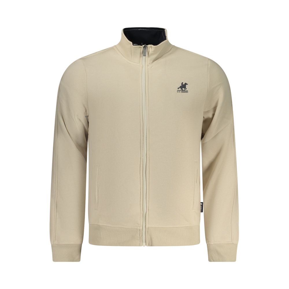 U.S. Grand Beige Cotton Men's Sweatshirt