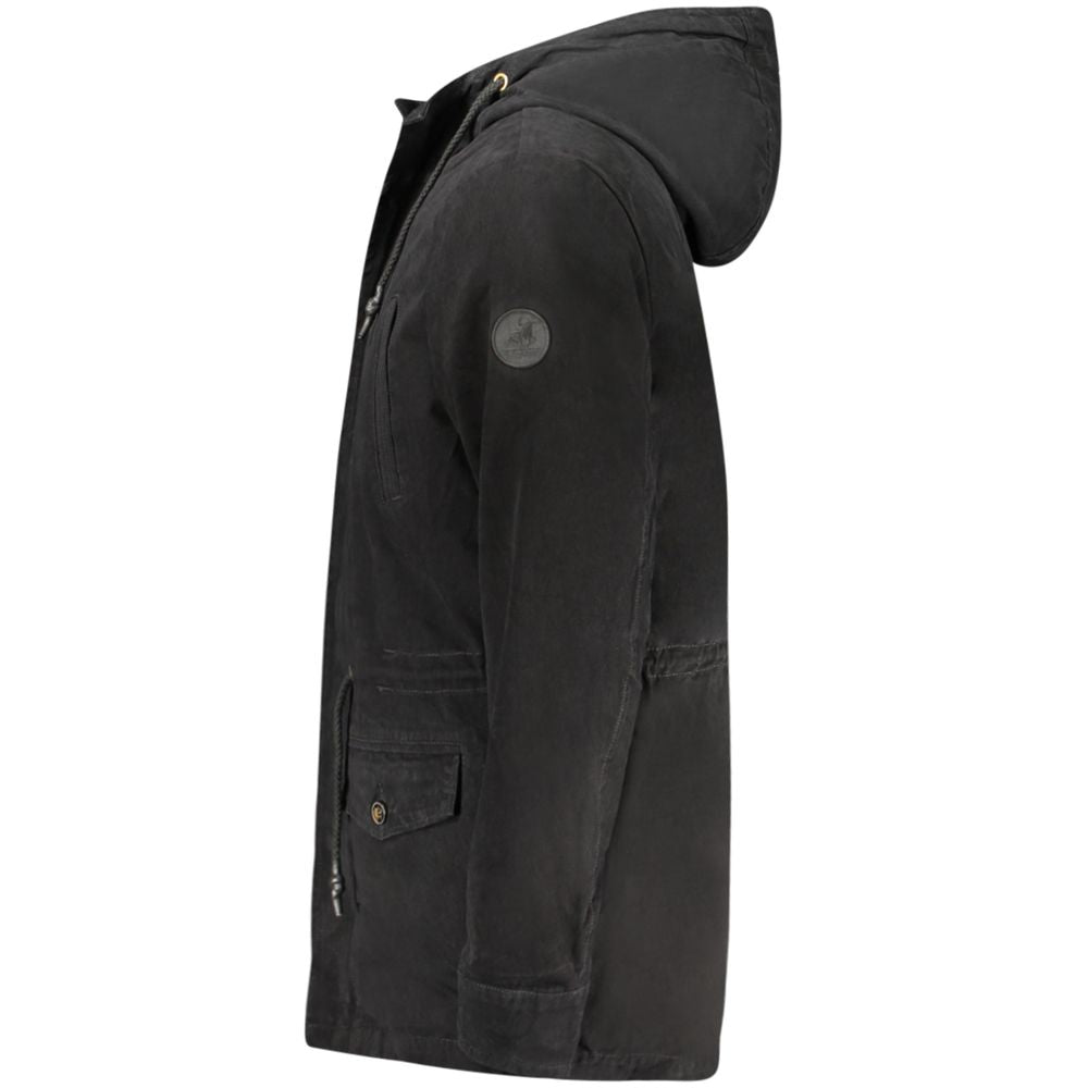 U.S. Grand Nero Polyester Men's Parka Jacket