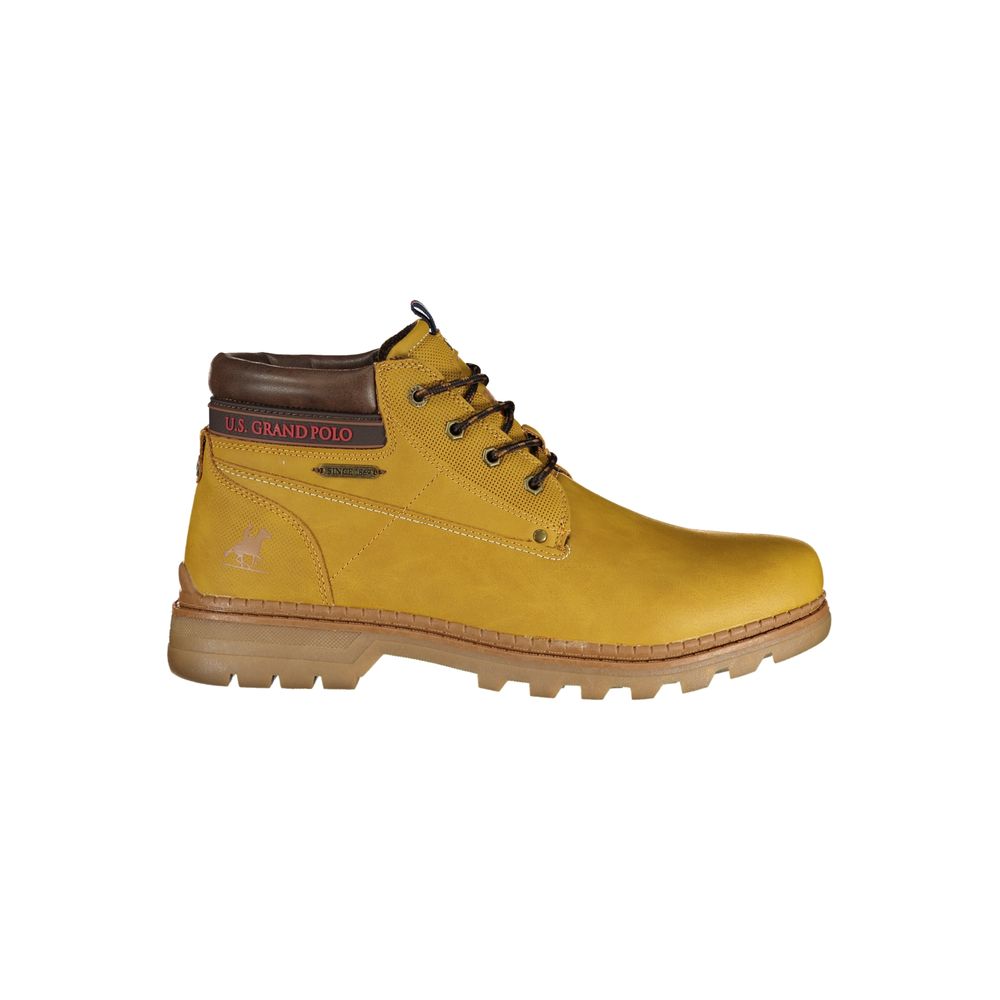 U.S. Grand Yellow Polyurethane Men Ankle Boot