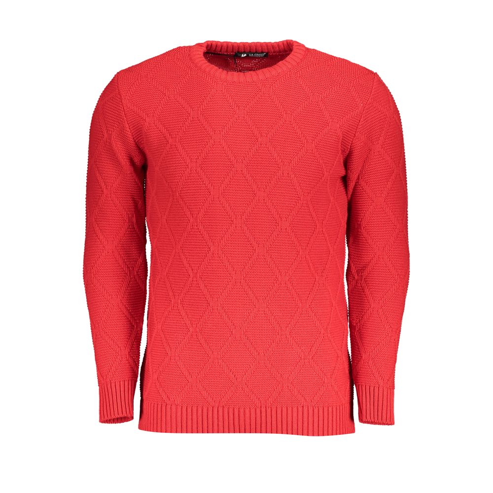 U.S. Grand Rosso Acrylic Men Sweater