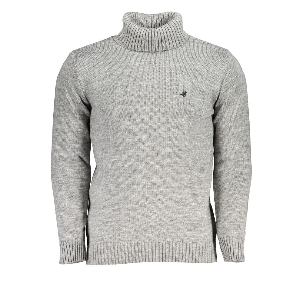 U.S. Grand Grigio Acrylic Men Sweater