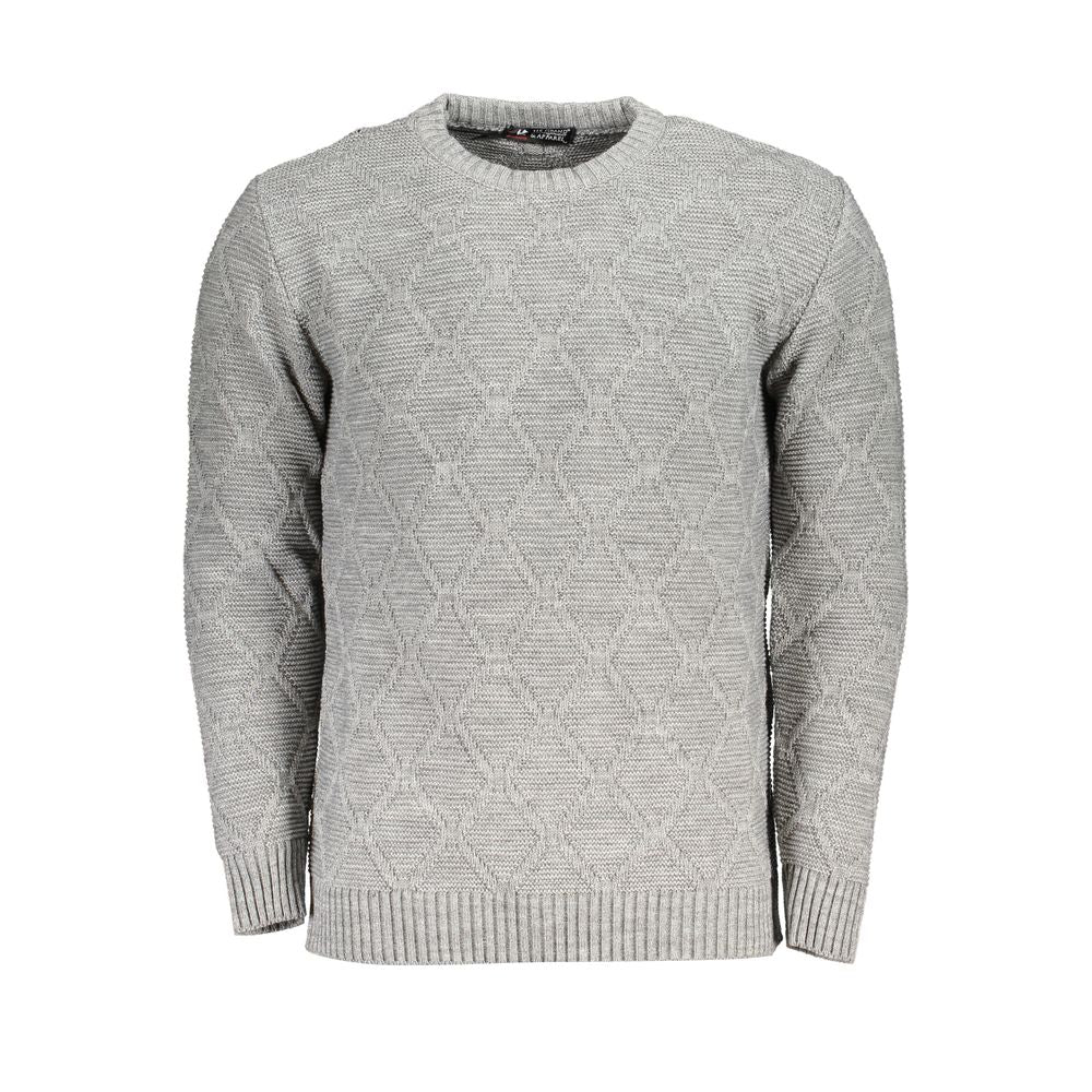 U.S. Grand Grigio Acrylic Men Sweater