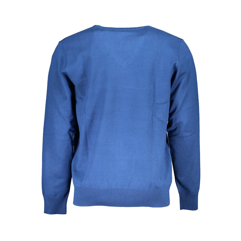 U.S. Grand Blu Viscosa Uomo Maglia