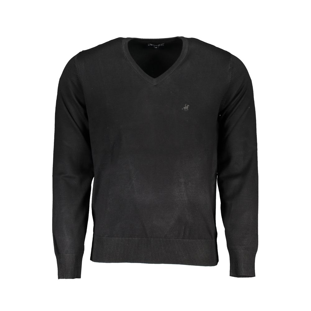 U.S. Grand Nero Viscosa Uomo Maglia