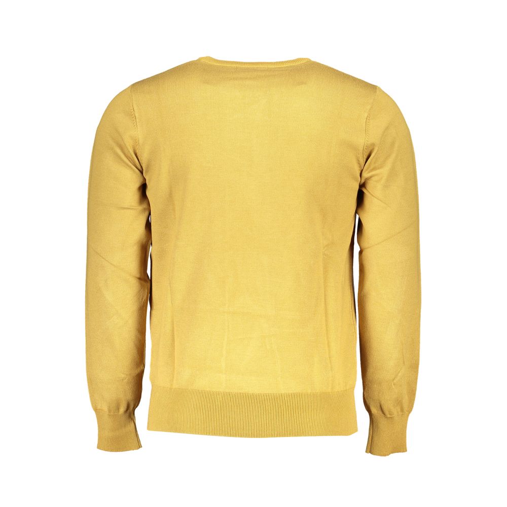 U.S. Grand Yellow Viscosa Men Sweater