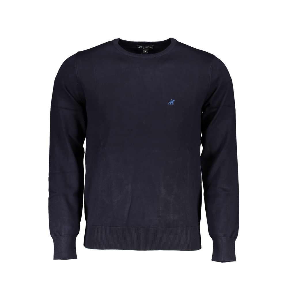 U.S. Grand Blue Viscose Men's Sweater