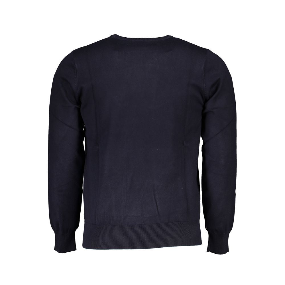 U.S. Grand Blue Viscose Men's Sweater