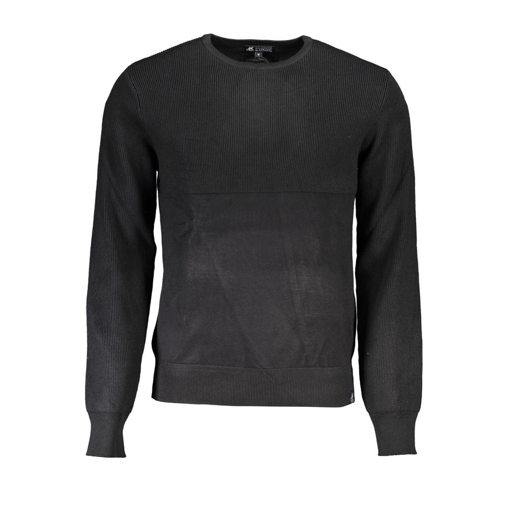 U.S. Grand Black Viscosa Mens Sweater