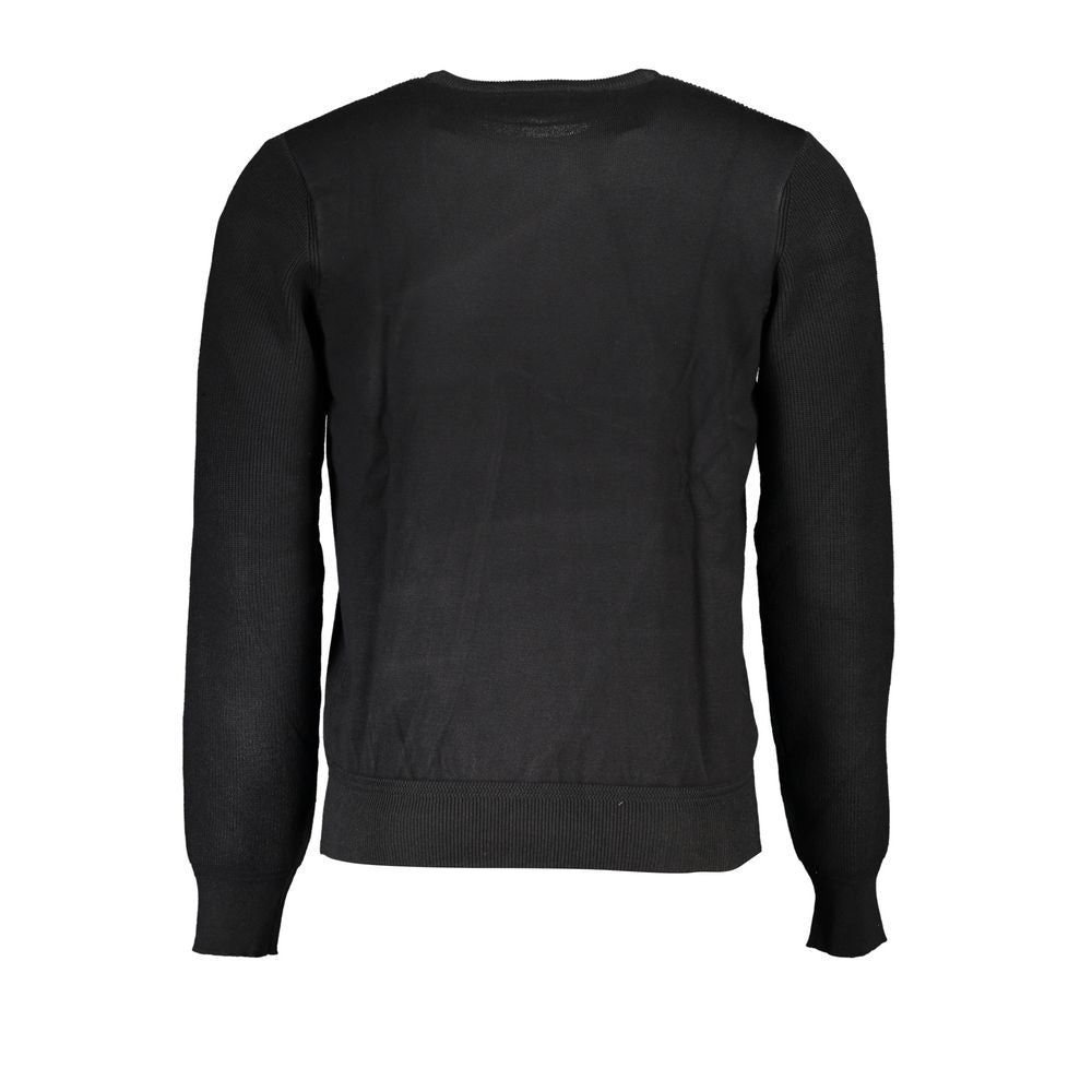 U.S. Grand Black Viscosa Mens Sweater