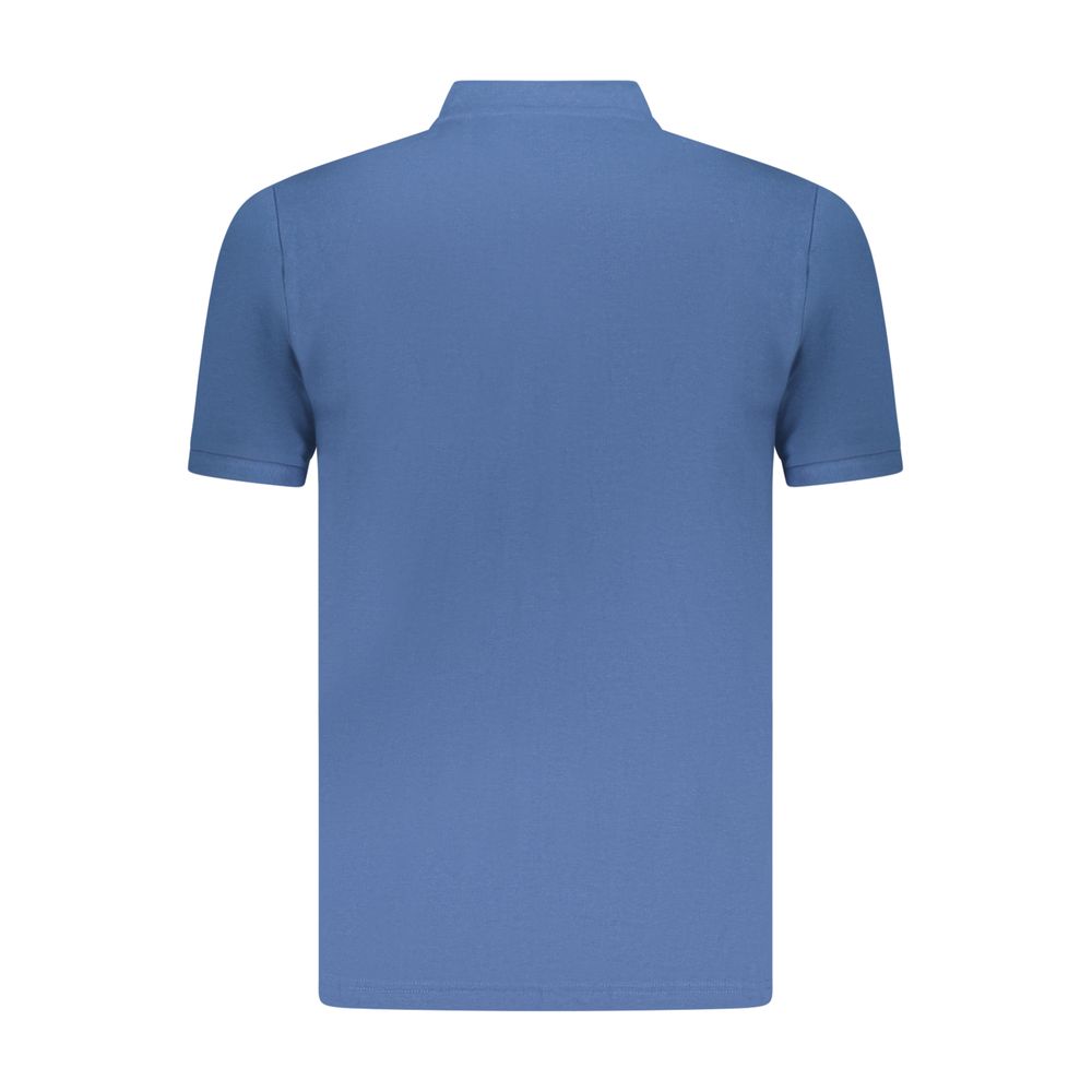 U.S. Grand Blue Cotton Men Polo Shirt