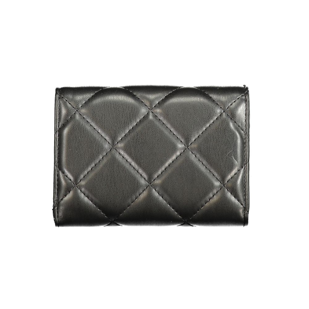 Valentino Black Polyurethane Womens Wallet