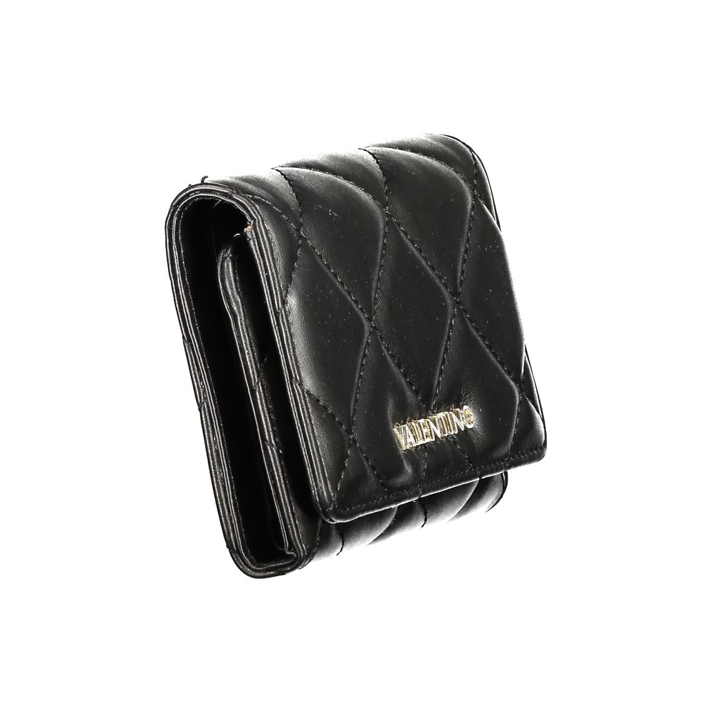 Valentino Black Polyurethane Womens Wallet