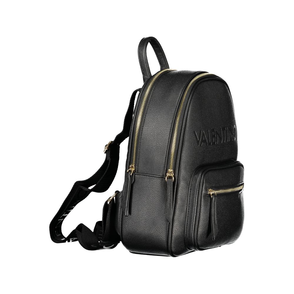 Valentino Black Polyurethane Women's Backpack