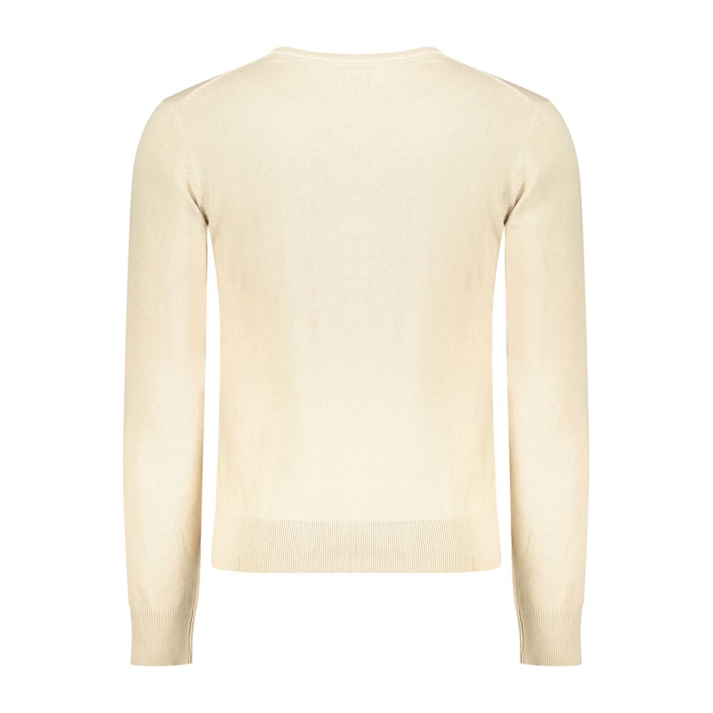 U.S. Grand Beige Cotton Men Sweater