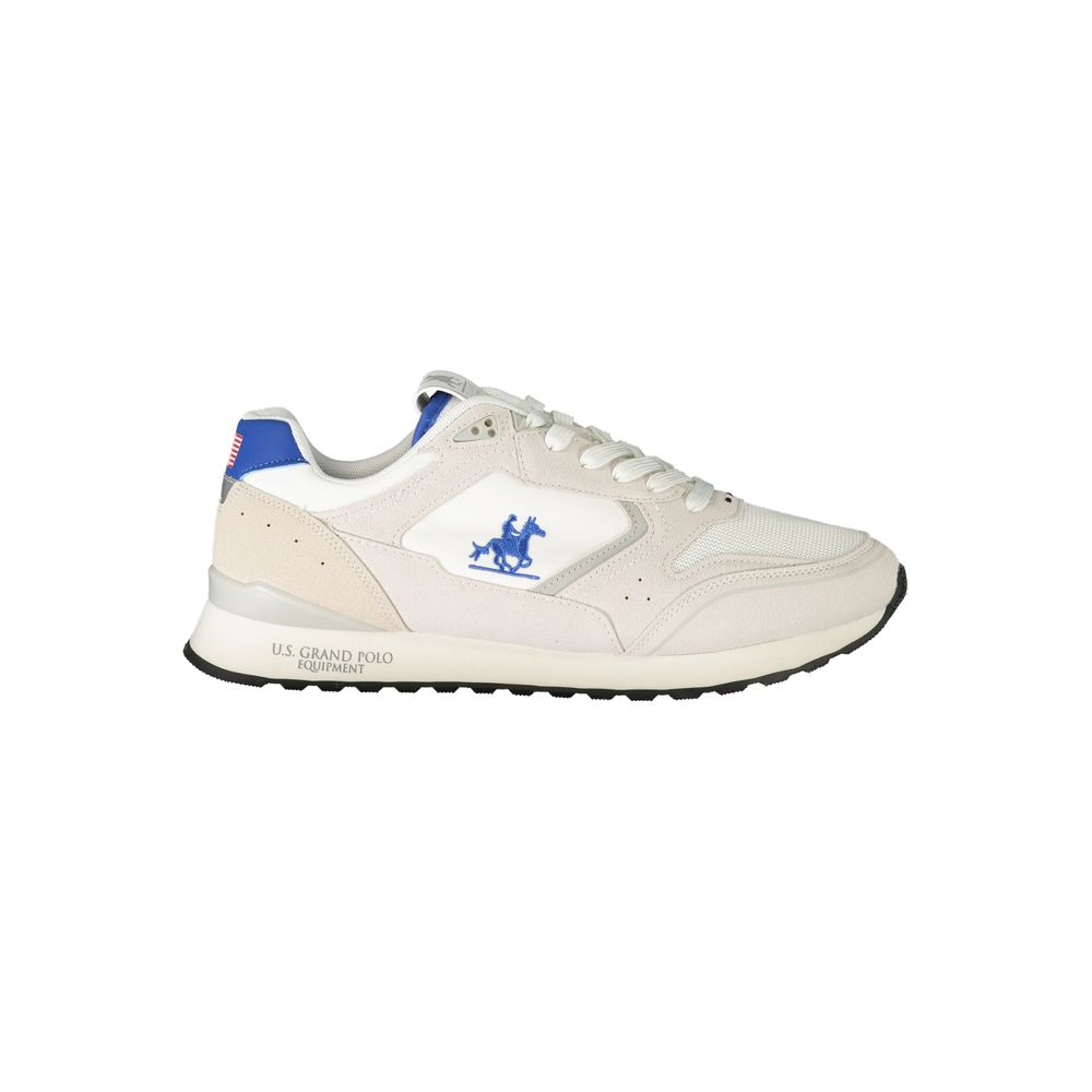 U.S. Grand White Polyester Men's Sneaker