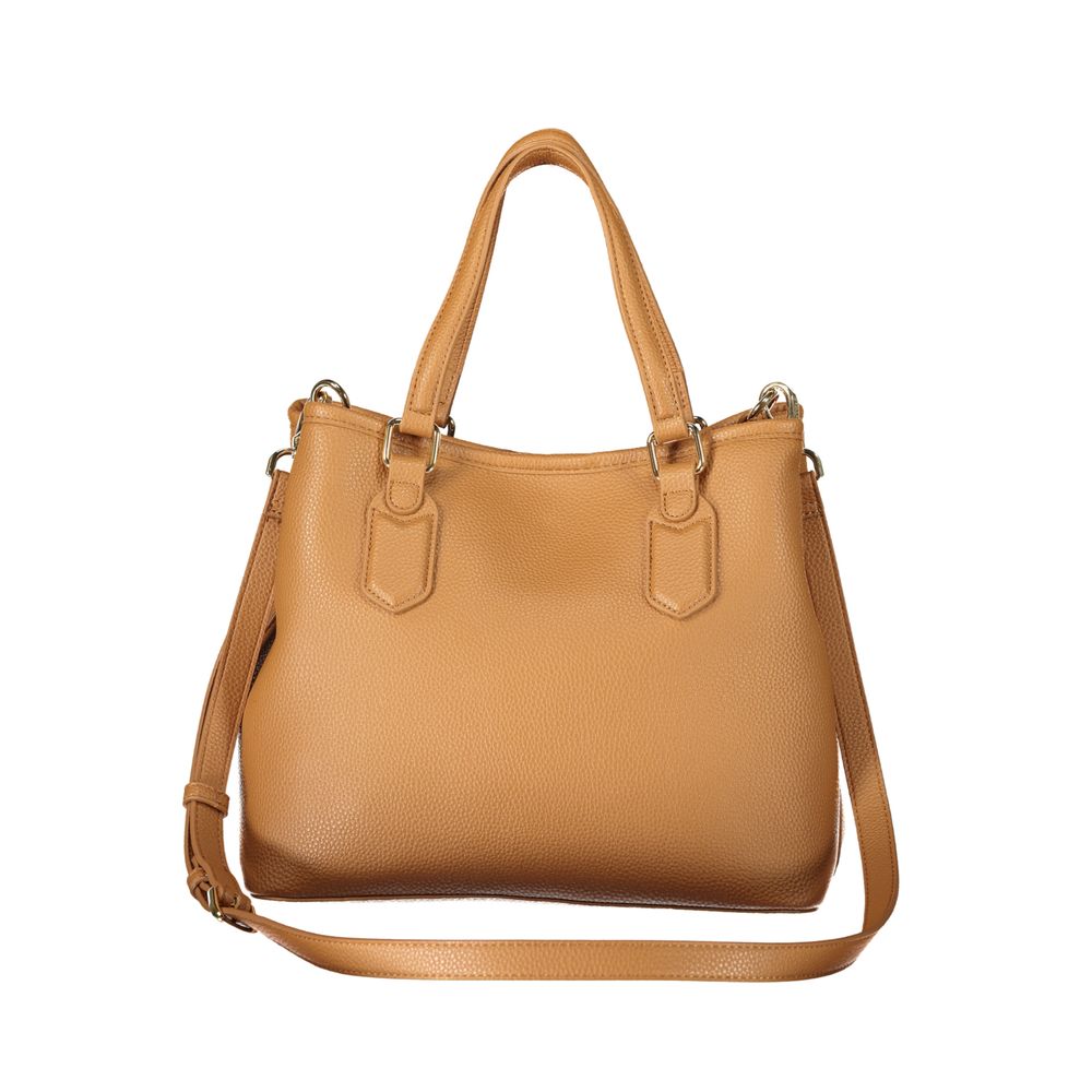 Valentino Brown Polyethylene Handbag