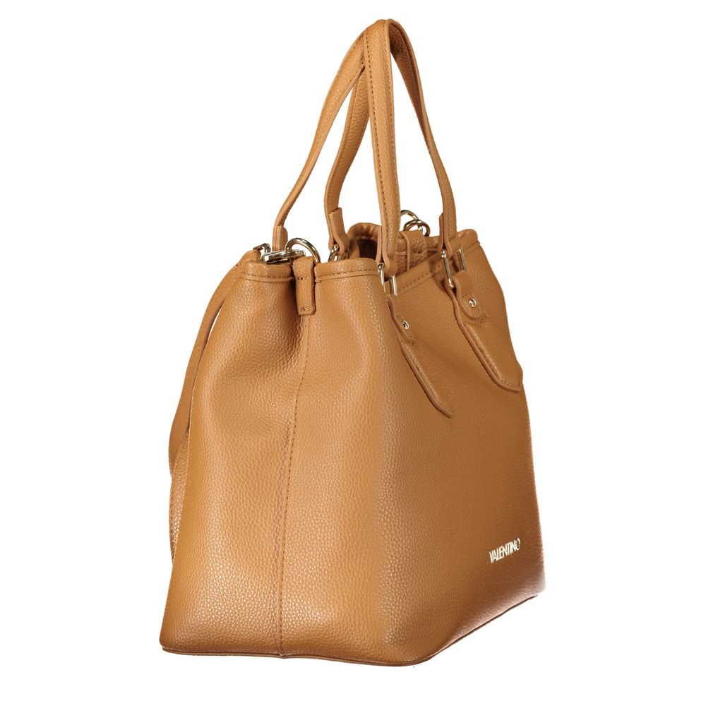 Valentino Brown Polyethylene Handbag