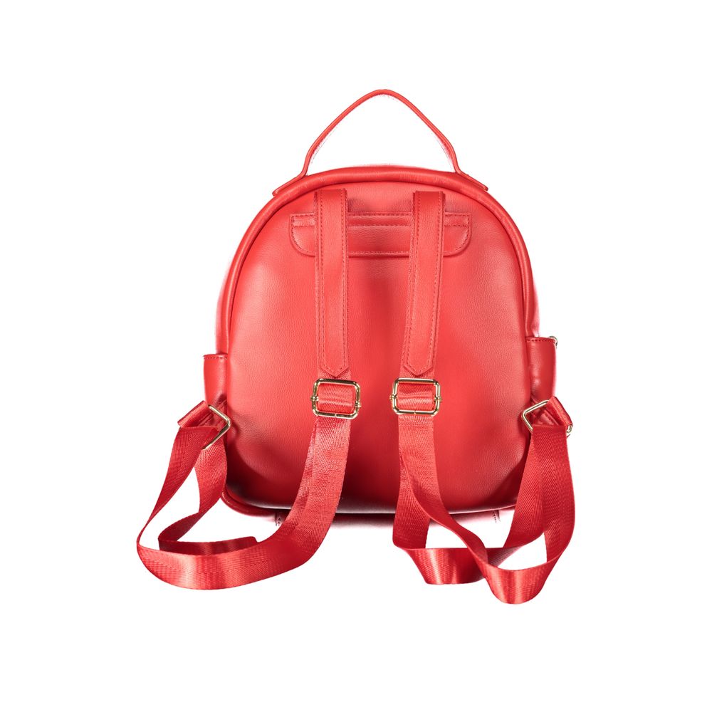 Valentino Red Polyethylene Backpack