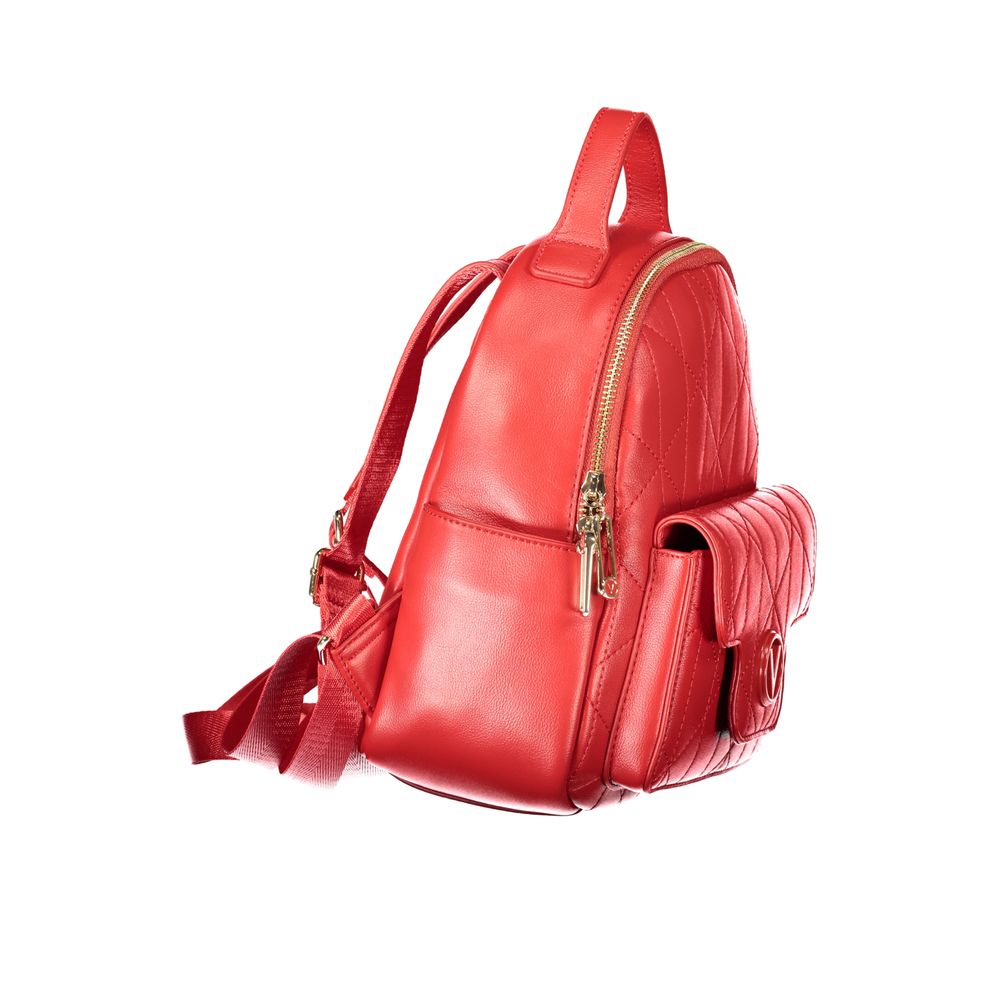 Valentino Red Polyethylene Backpack