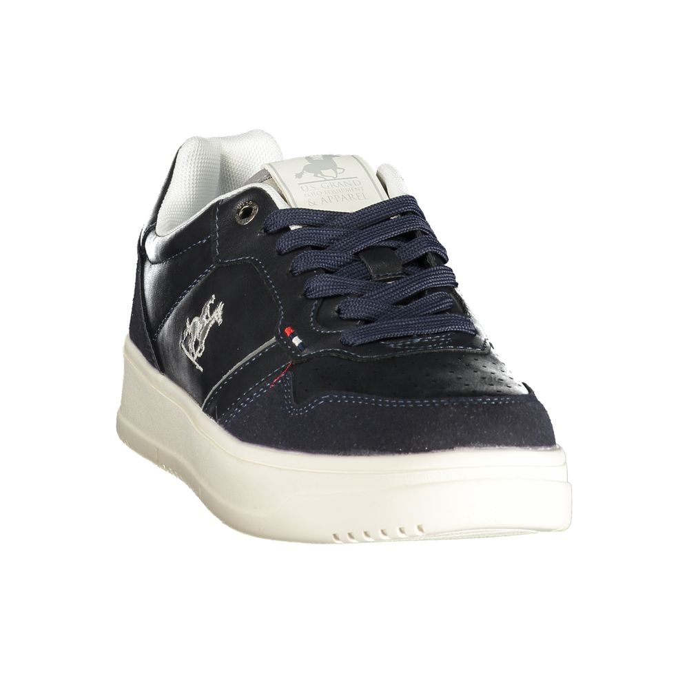 U.S. Grand Blue Polyester Men's Sneaker