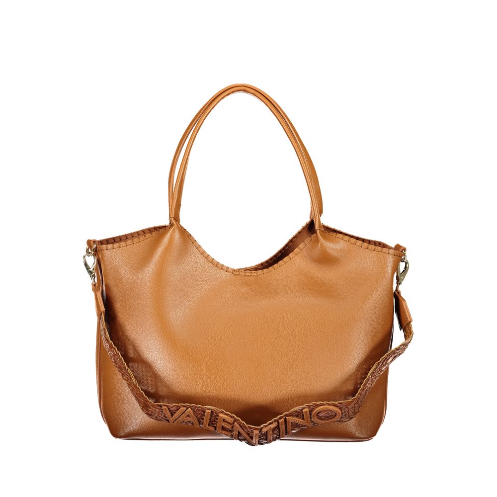 Valentino Brown Polyethylene Handbag