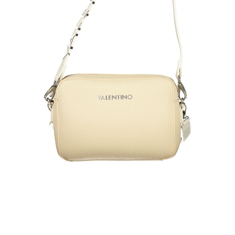 Valentino Beige Polyurethane Women's Bag with Double Shoulder Strap