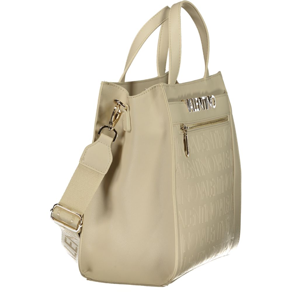 Valentino Beige Polyethylene Handbag