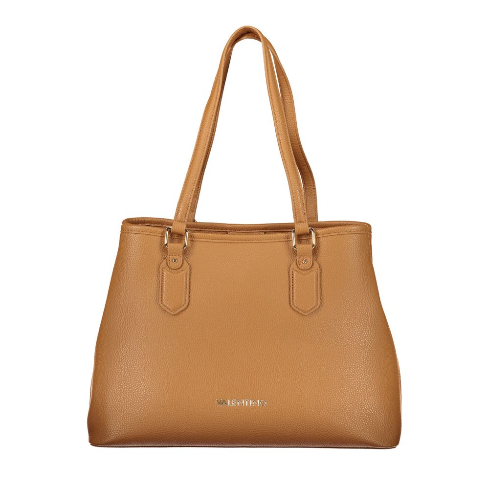 Valentino Brown Polyethylene Handbag