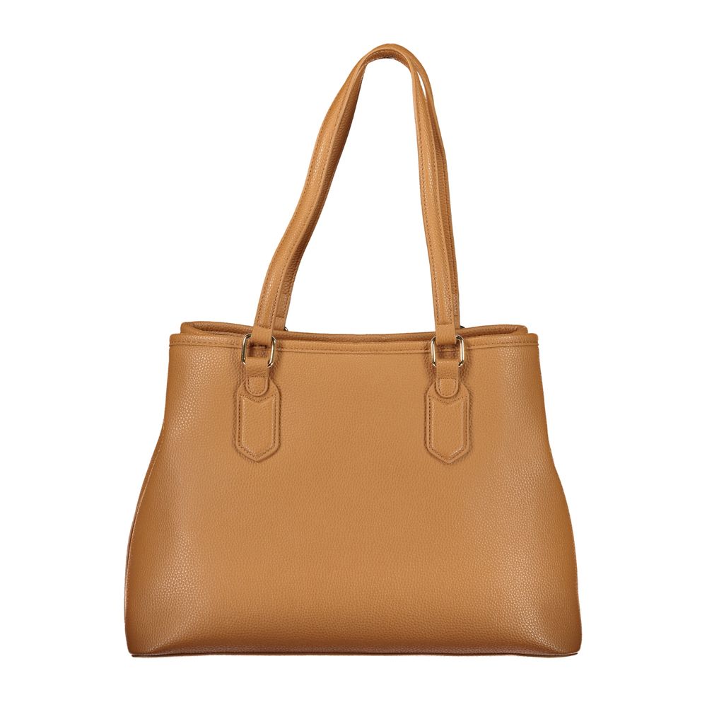 Valentino Brown Polyethylene Handbag