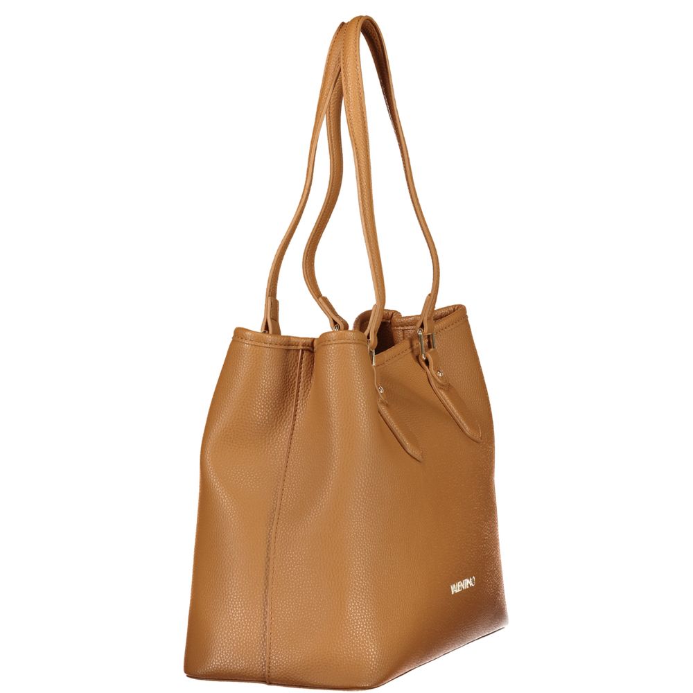 Valentino Brown Polyethylene Handbag