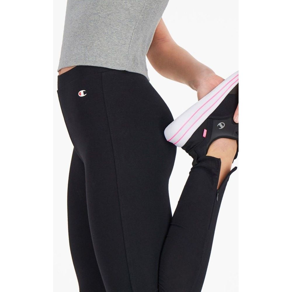 Champion Black Cotton Leggings