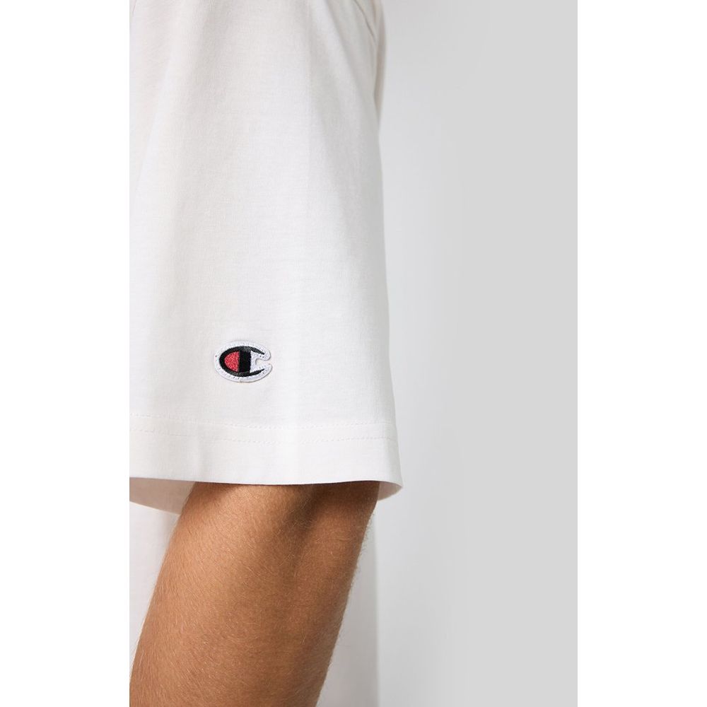 Champion White Cotton T-Shirt