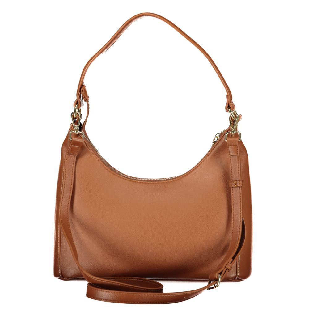 Valentino Brown Polyethylene Handbag