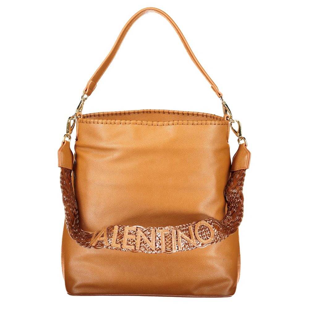 Valentino Brown Polyethylene Handbag