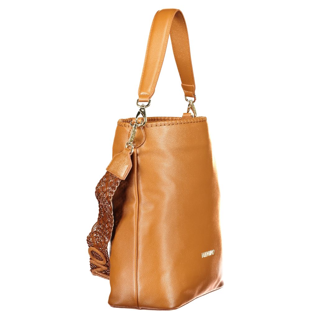 Valentino Brown Polyethylene Handbag