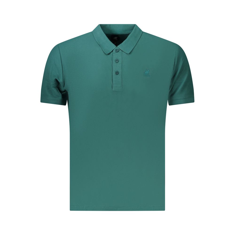 U.S. Grand Green Cotton Men's Polo