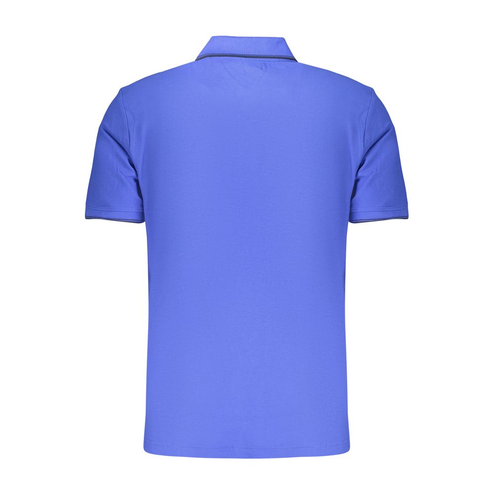 U.S. Grand Blue Cotton Men's Polo Shirt